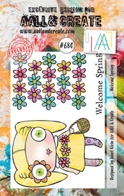 AALL & CREATE STAMP #680 Welcome Spring
